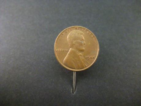 Munt als speld dollarcent amerika In God we trust Liberty